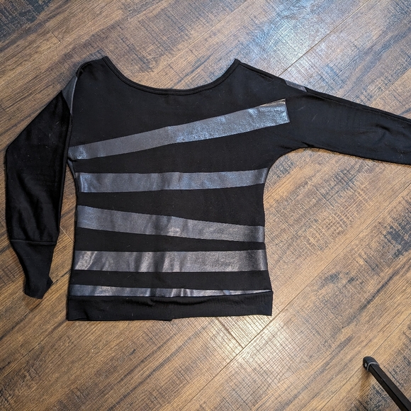 Printed doleman sleeve sweatshirt - Picture 3 of 4